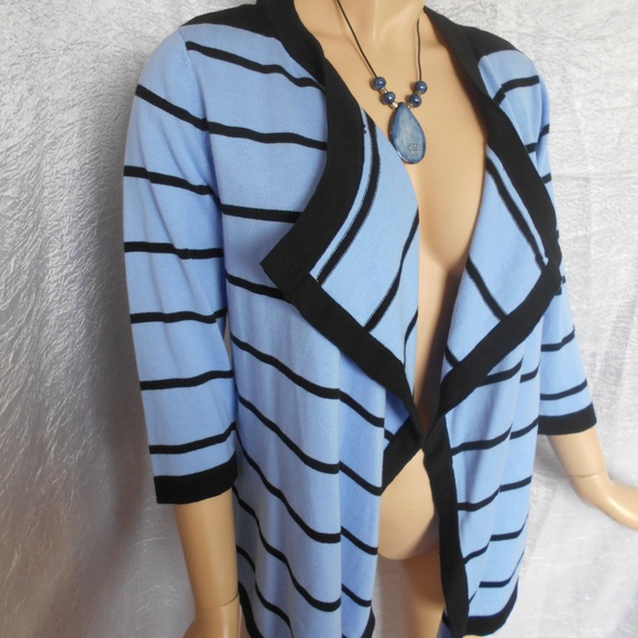 Nwt $48 DESIGNERS ORIGINALS M Open Front Cardigan - Picture 2 of 5